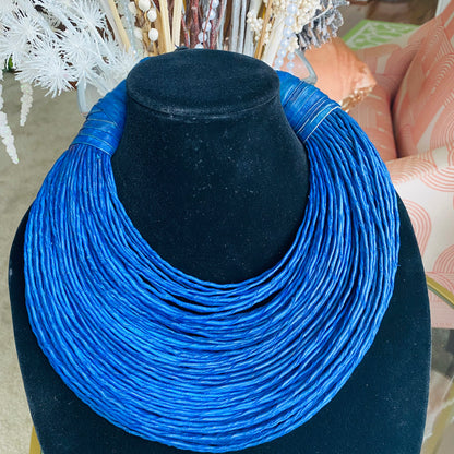 Raffia Necklaces