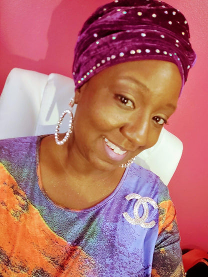 Velvet Turban Headwrap