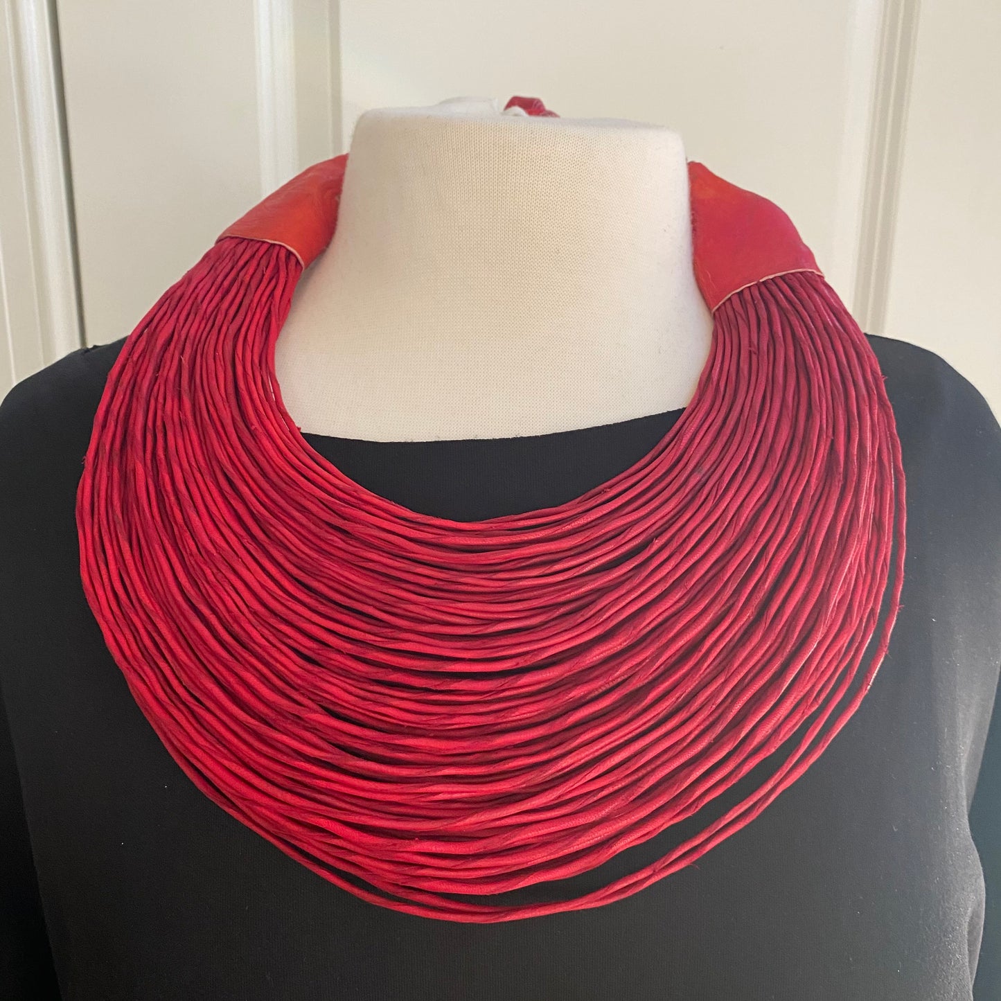 Raffia Necklaces