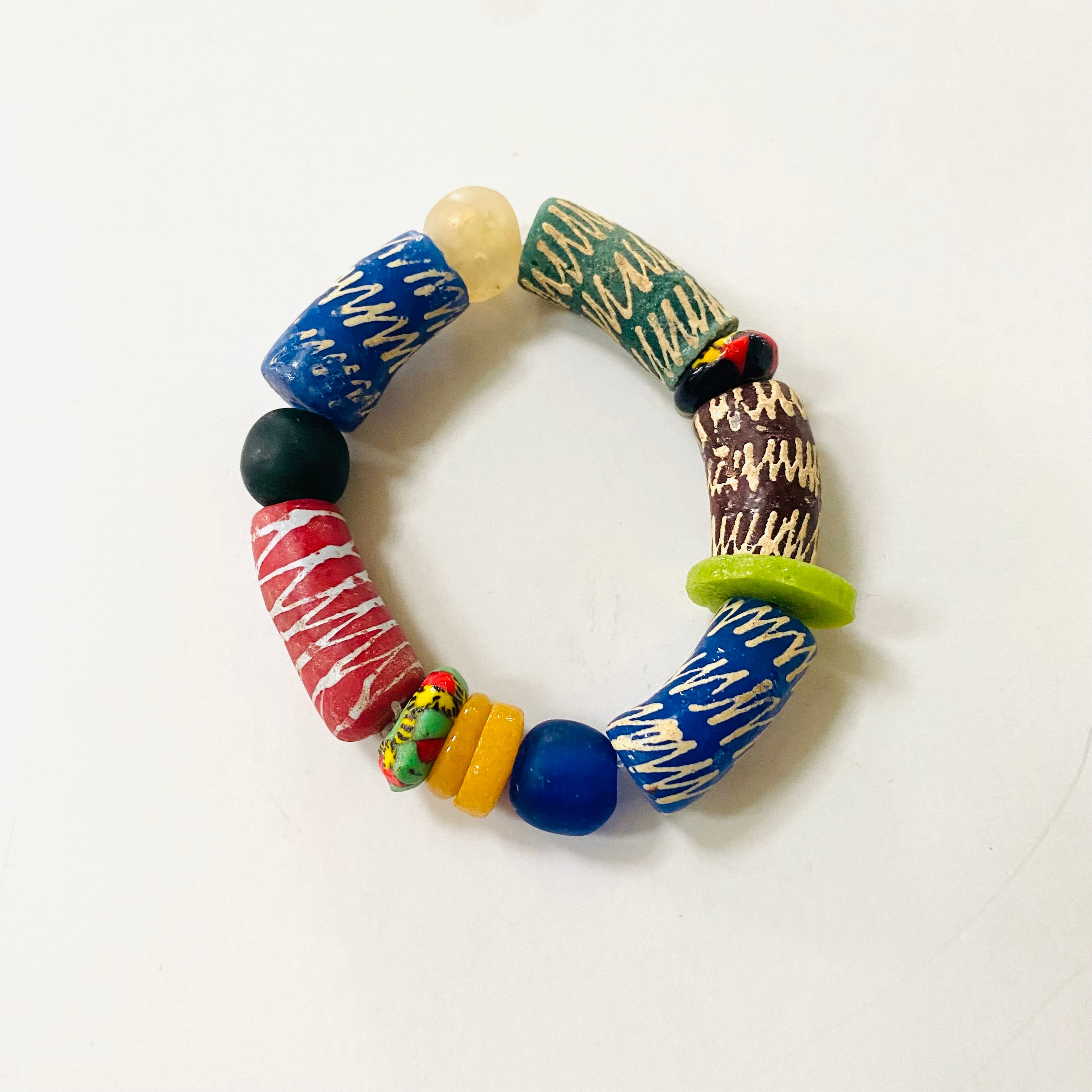 Ghana Trade Beads Bracelet