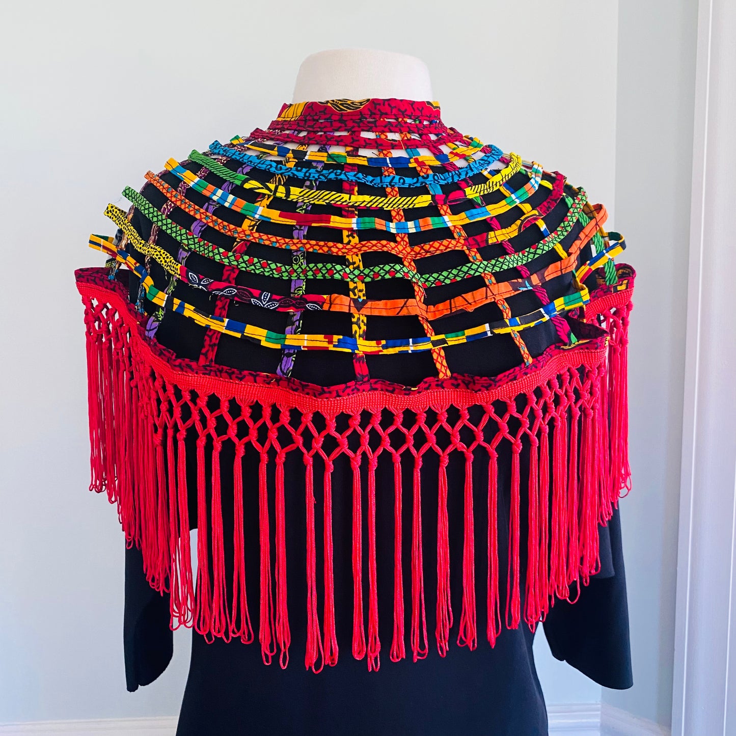 The Nicole Fringe Cape