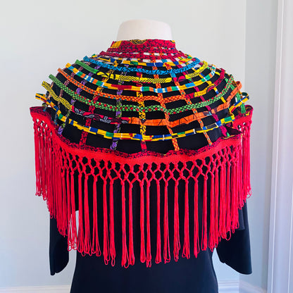 The Nicole Fringe Cape