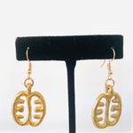 Load image into Gallery viewer, Adinkra Brass Earrings
