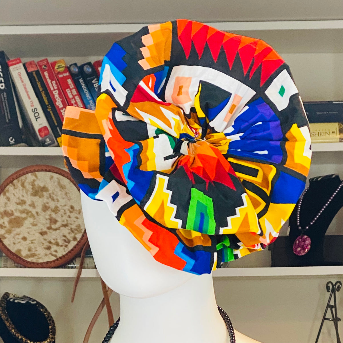 Ankara Turbans - Pre-tied/Slip-on – African headwrap – view 20