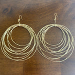 Load image into Gallery viewer, Statement Brass Earrings
