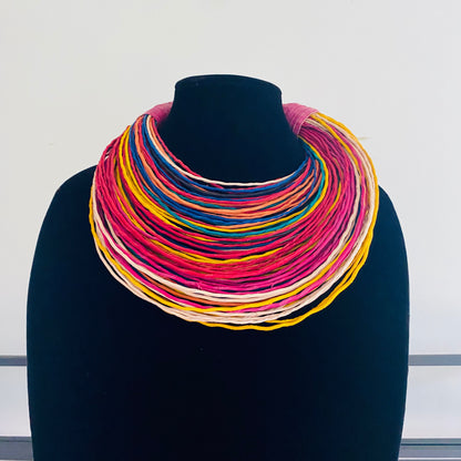 Raffia Necklaces