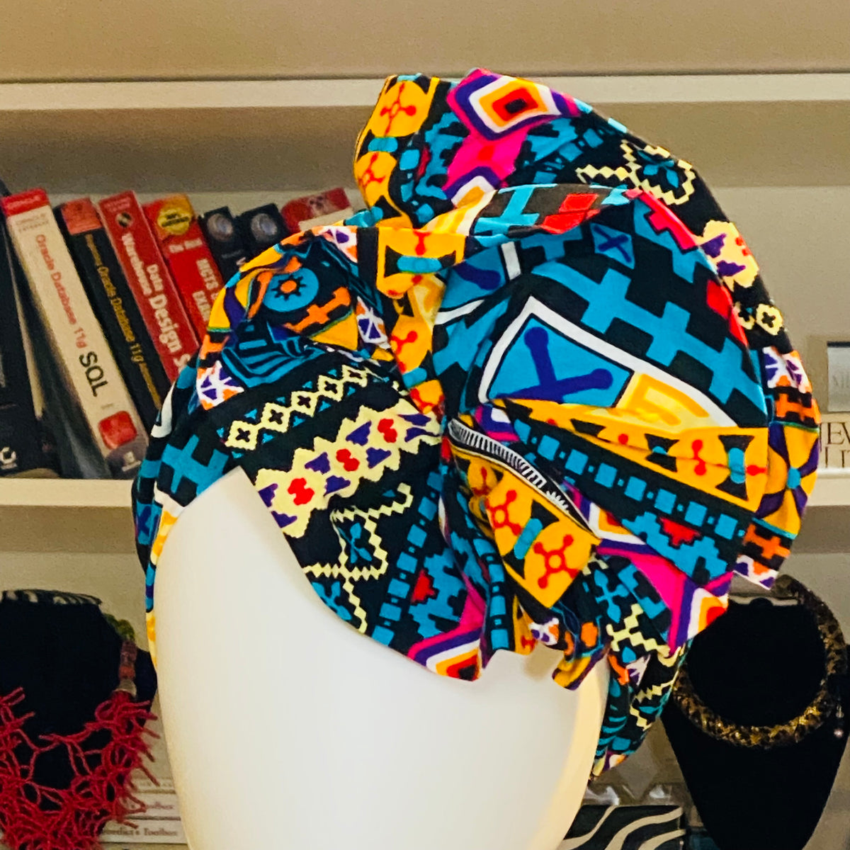 Ankara Turbans - Pre-tied/Slip-on – African headwrap – view 5